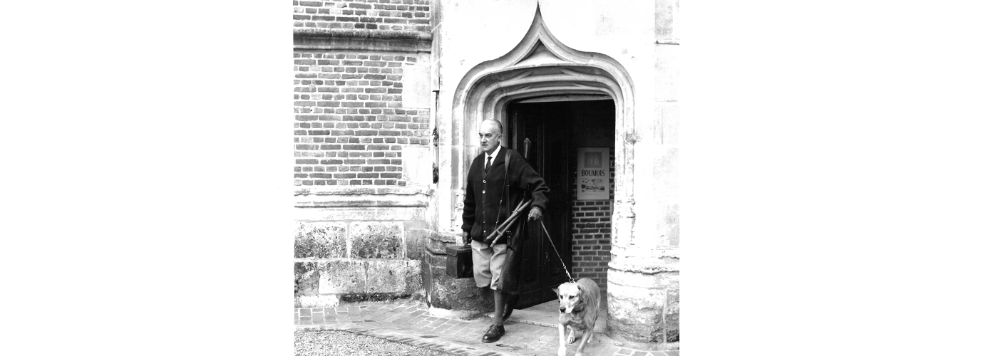 Henri de Linarès et son Labrador