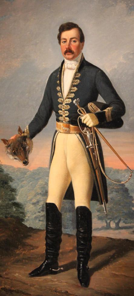 Lieutenant de louveterie en tenue d'apparat Emmanuel-Joseph Lauret (1809-1882)
